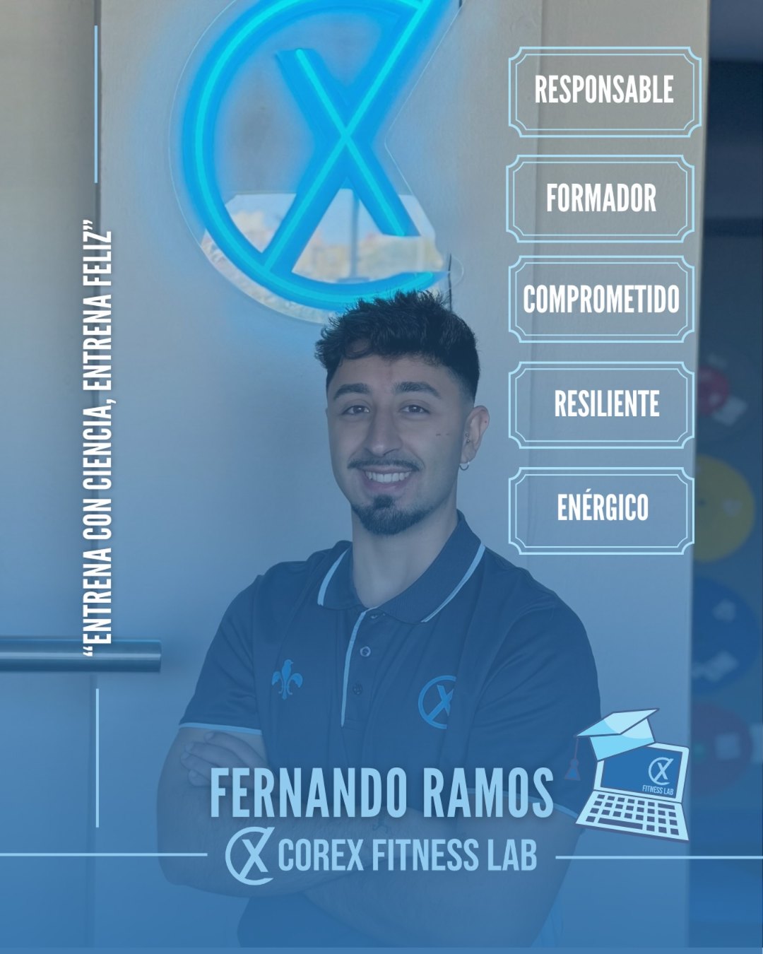 Fernando Ramos, entrenador en CoreX Fitness Lab